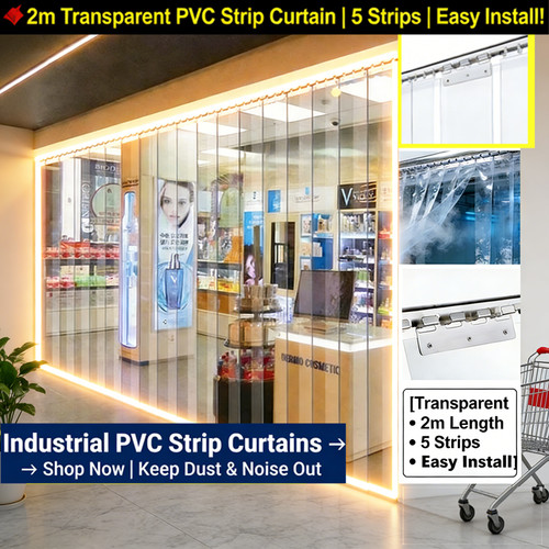 5pcs pvc strip - strip, curtain