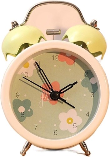 Mini twin bell alarm clock - twin,