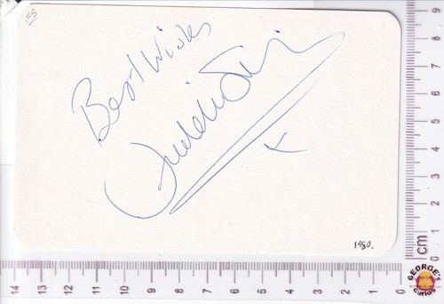 Freddie starr autograph signed - freddie,