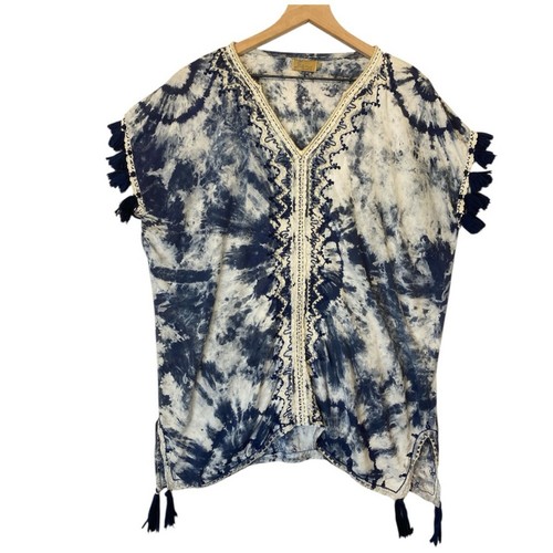 Skemo tie dye tassel cover - tie,