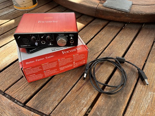 Focusrite scarlett solo - scarlett,