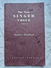 Singer Vogue Series IV Owners