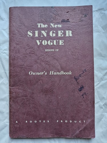 Singer vogue series owners - singer,