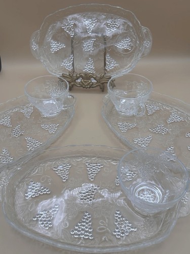 Vintage anchor hocking - anchor, clear