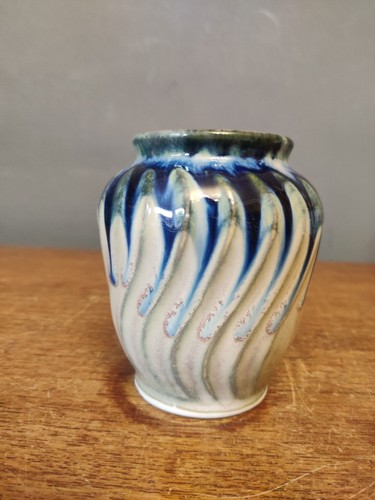 Pottery vase vintage - vase, mid