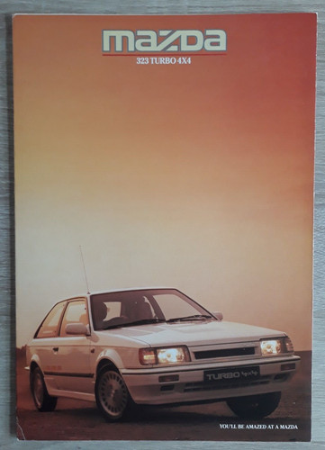 Mazda 323 turbo 4x4 brochure - turbo,