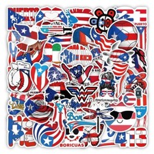 50 PCS Puerto Rico Stickers