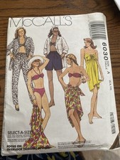 McCalls Uncut Sewing Pattern