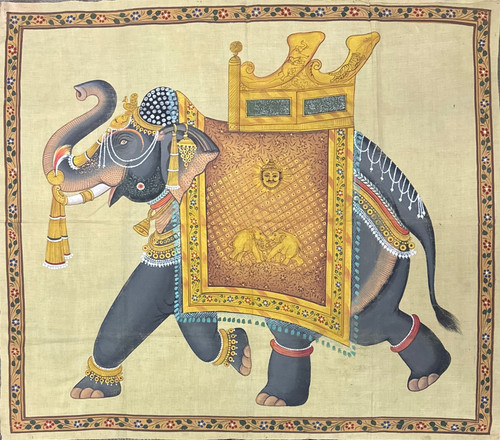 Large vintage elephant - large,
