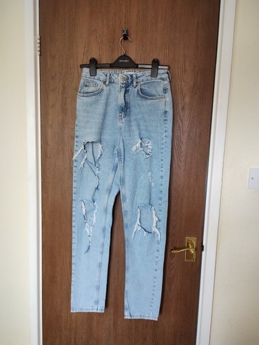 Ladies light blue very ripped