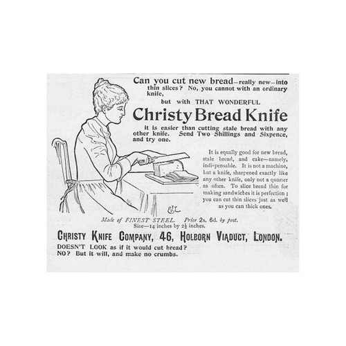 Christy bread knife victorian - christy,