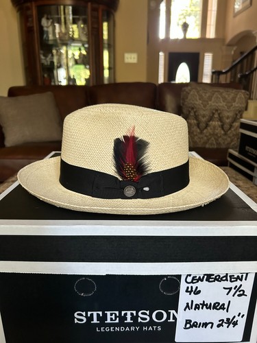 Stetson centerdent panama - 46,