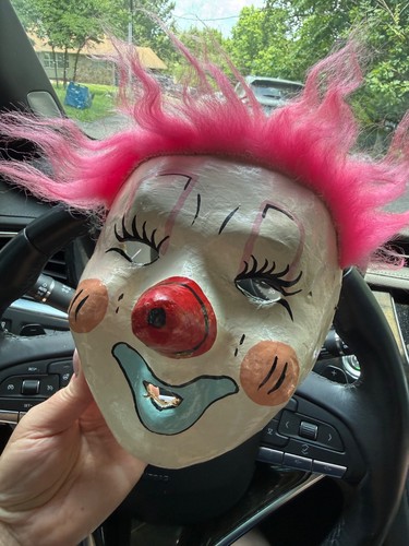 Vintage paper mache - mache, mask