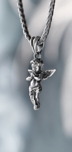 Angel pendant sterling - angel., pendant.