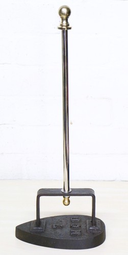 Antique cast iron door stop - antique,