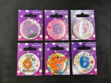 Birthday badges badge - birthday, boys