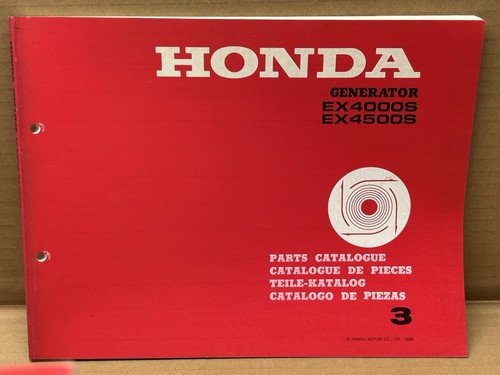 Honda generator ex4000 ex4500 - generator,