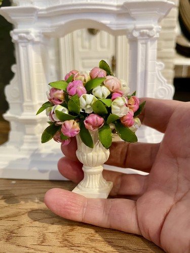 Dolls house miniature garden - dolls,