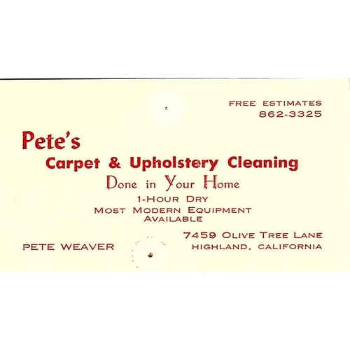 Pete carpet upholstering - carpet,