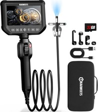 Endoscope Inspection Camera, 4.3'' IPS 1080P Endoscope with Scroll Wheel Contro