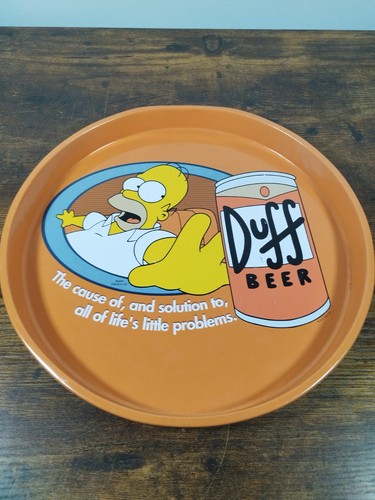 Duff beer tray the simpsons - the,