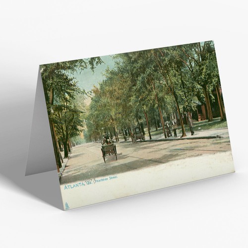 Notelet vintage georgia usa - notelet,