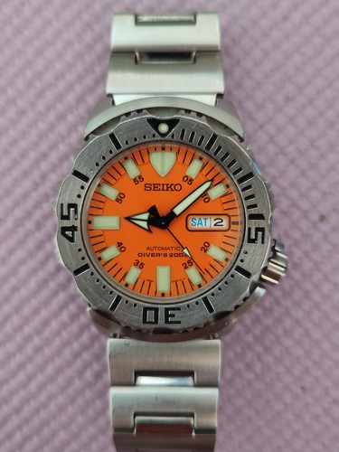 Seiko orange monster - orange,