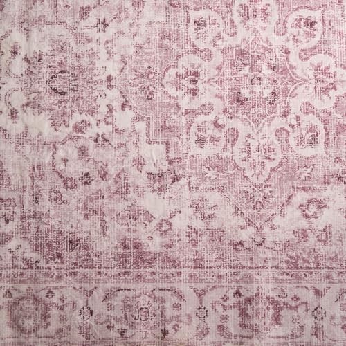 Ohs pink vintage - washable, rug