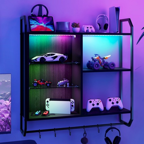 Rgb light gaming storage rack - rgb,
