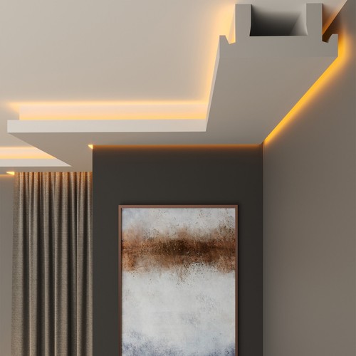 Cornice coving moulding led - cornice,