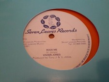 Vivian Jones , Rock Me ,  , 12" Seven Leaves ORANGE VINYL