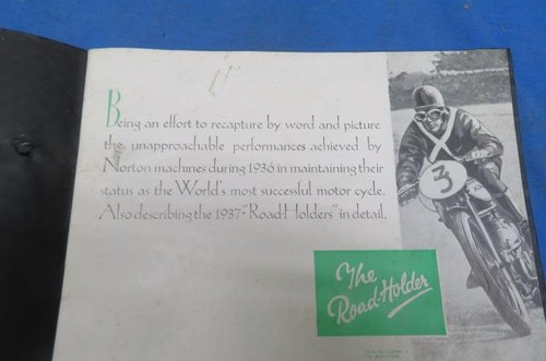 Original 1937 norton sales - 1937,