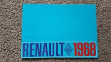 RENAULT 4 8 CARAVELLE RANGE SALES BROCHURE 1968