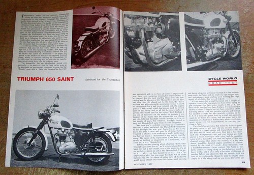 1968 triumph 650 saint - 1968,