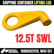 Shipping Container Lifting Lugs Heavy Duty 12.5T G80 Steel Powder Coated