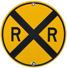 VINTAGE RAILROAD CROSSING
