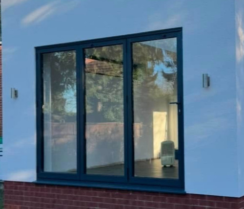 Aluminium fold patio doors - aluminium,
