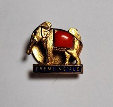 Vintage Fremlins' Ale elephant Badge. Breweriana brewery beer advertising