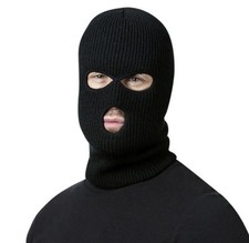 Black Balaclava Ski Mask~Adult