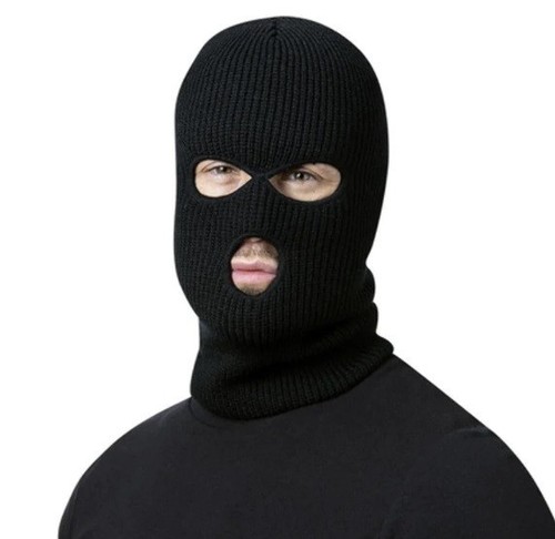 Black balaclava ski - balaclava, mask~adult