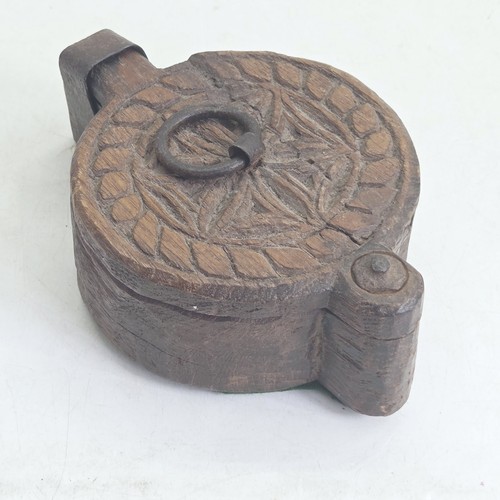 Vintage carved wooden - carved, spice