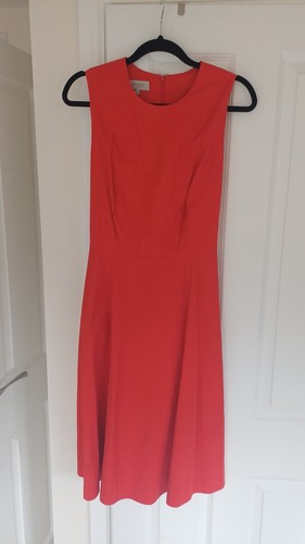 Red dress with pockets - pockets, 14