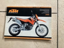 GENUINE FACTORY  KTM 400/640 LC4E ENDURO AND SUPER MOTO OWNERS HANDBOOK