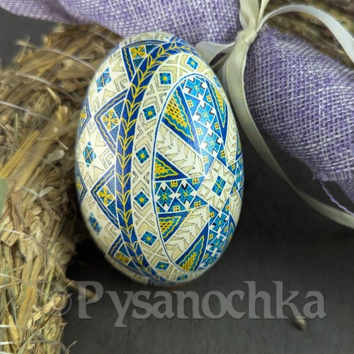Real ukrainian pysanka goose - real,