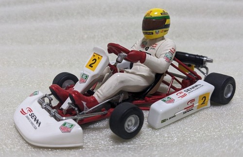Minichamps ayrton senna - minichamps, kart