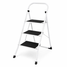 3 Step Ladder Steel Frame