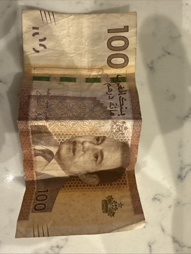 Moroccan dirhams banknote 100 - dirhams,