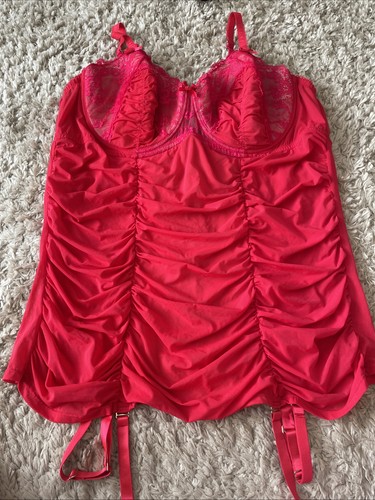Lovehoney rouched basque with - rouched,