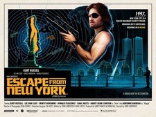 Escape From New York  Movie Poster John Carpenter UK Quad Matt Ferguson 40x30in