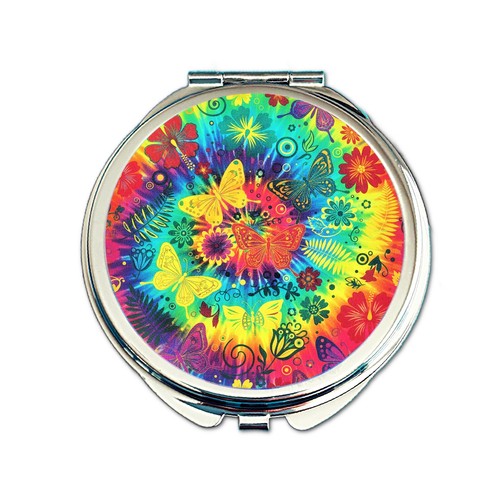 Tie dye butterfly compact - tie,